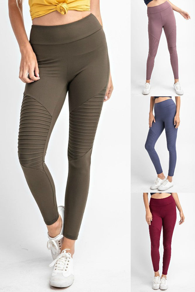 Bliss Danville Rapun Moto Leggings Charcoal