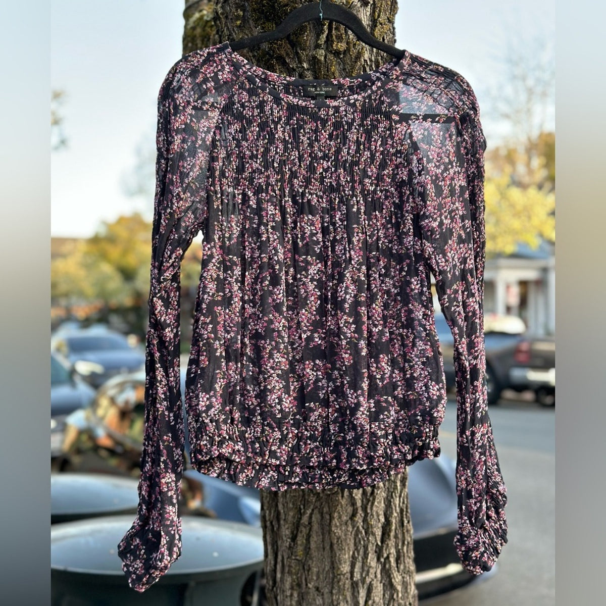 NWT Celeste Floral Blouse by RAG AND BONE $350 Retail, Size: Small