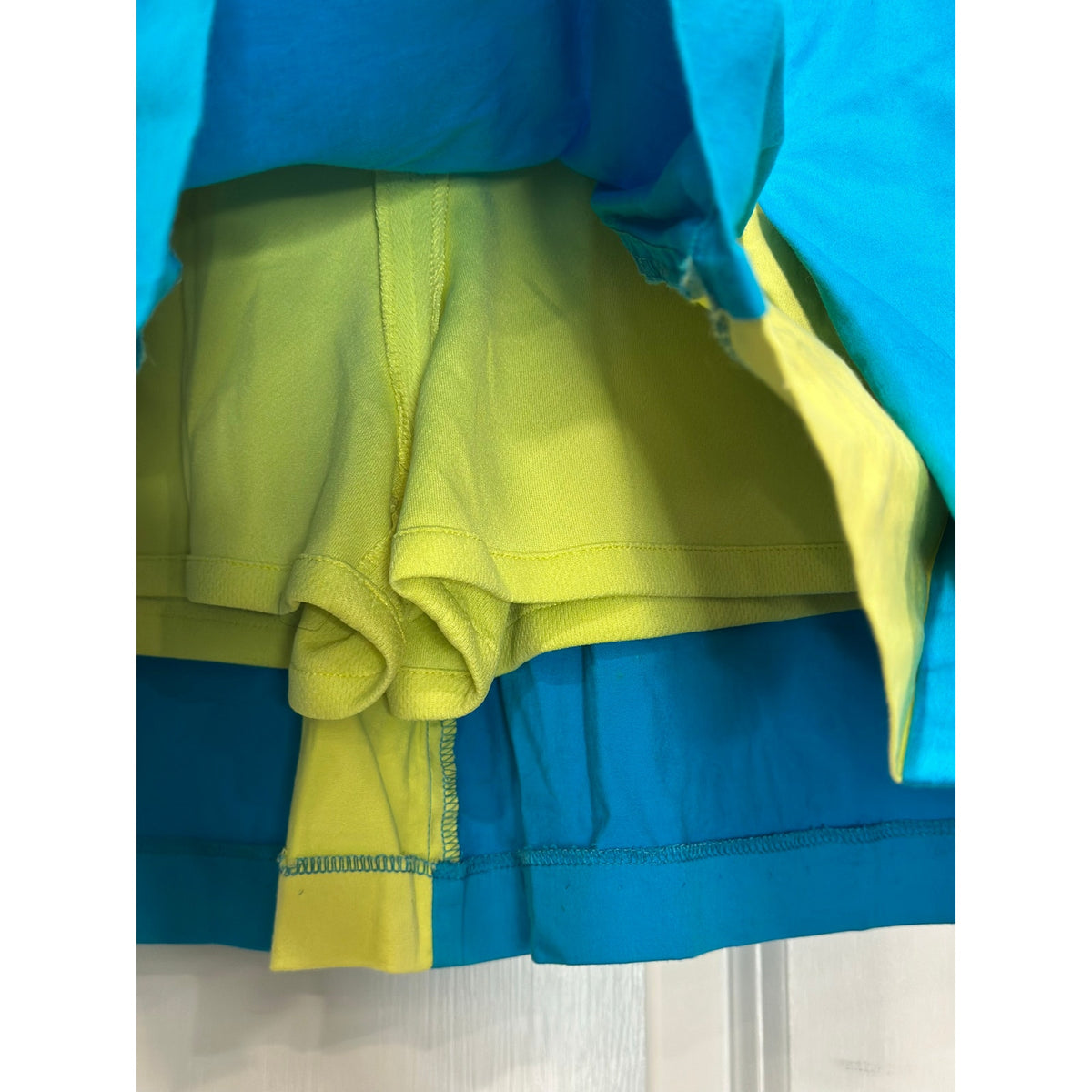 Burberry Golf RARE Turquoise Blue Cotton Mini Sports Skort (Shorts Skirt) - US Size 6