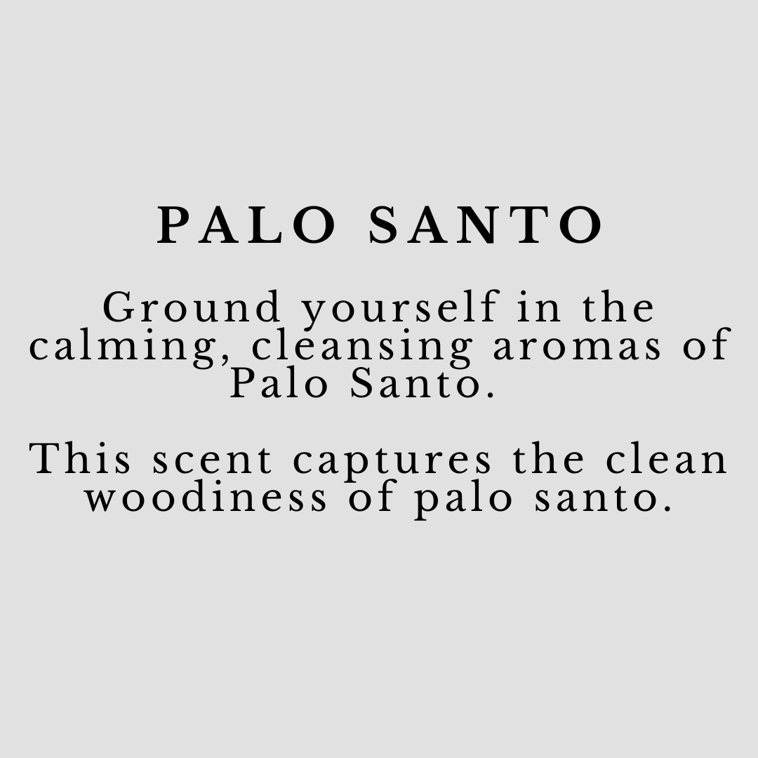 Palo Santo - 4 oz Amber Glass Room + Linen Spray - Gold Top