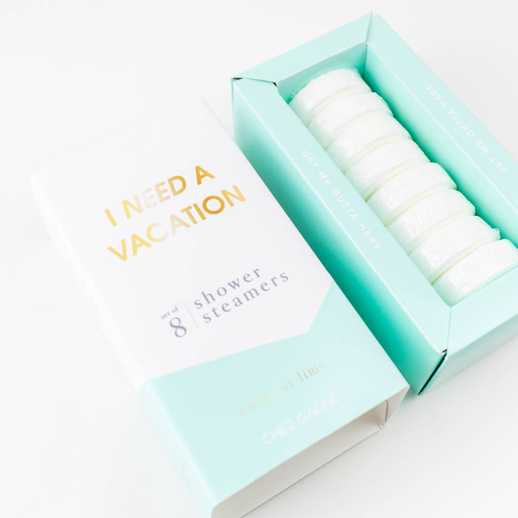 I Need a Vacation Shower Shower Steamers - Coconut Lime