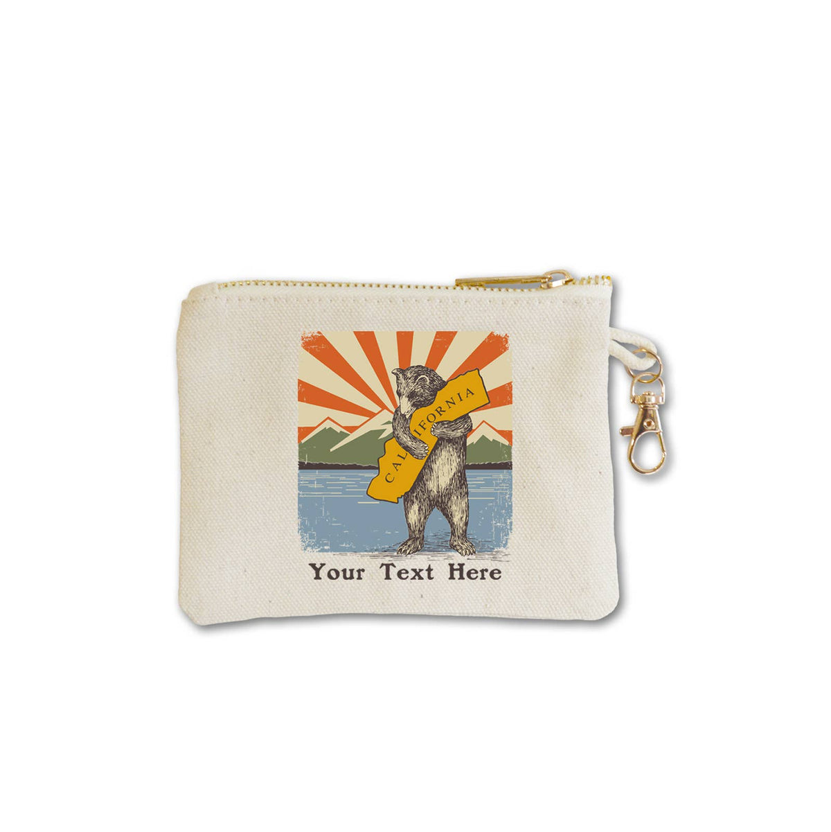 Danville Coin Purse with clasp: Mountain Bear