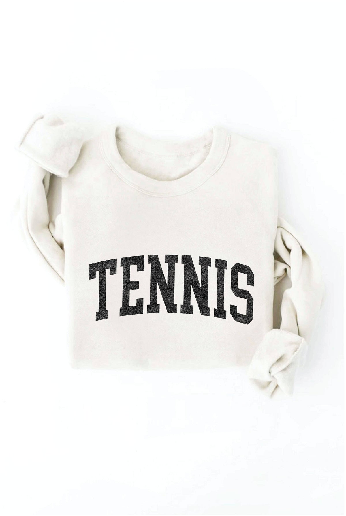 TENNIS Graphic Sweatshirt: VINTAGE WHITE