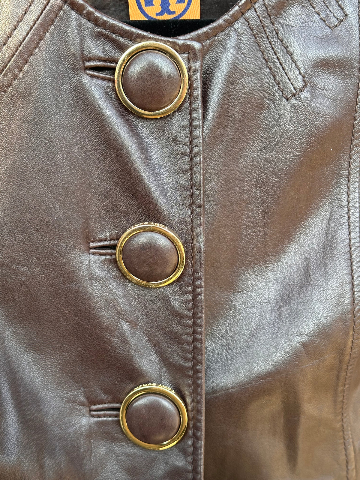 Tory Burch Leather Jacket Size 4  Preloved Resale Deals