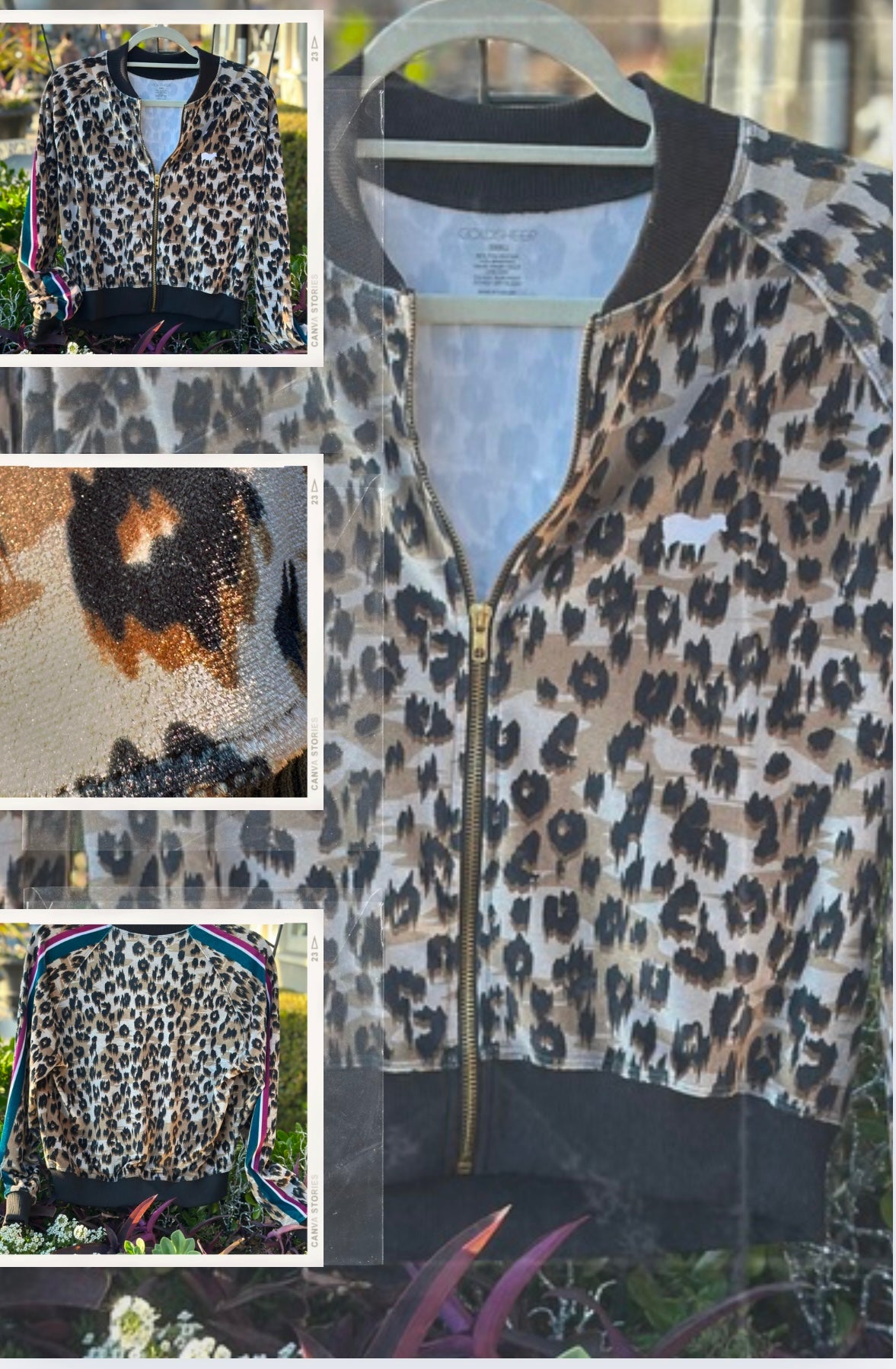 Goldsheep Leopard Track Jacket