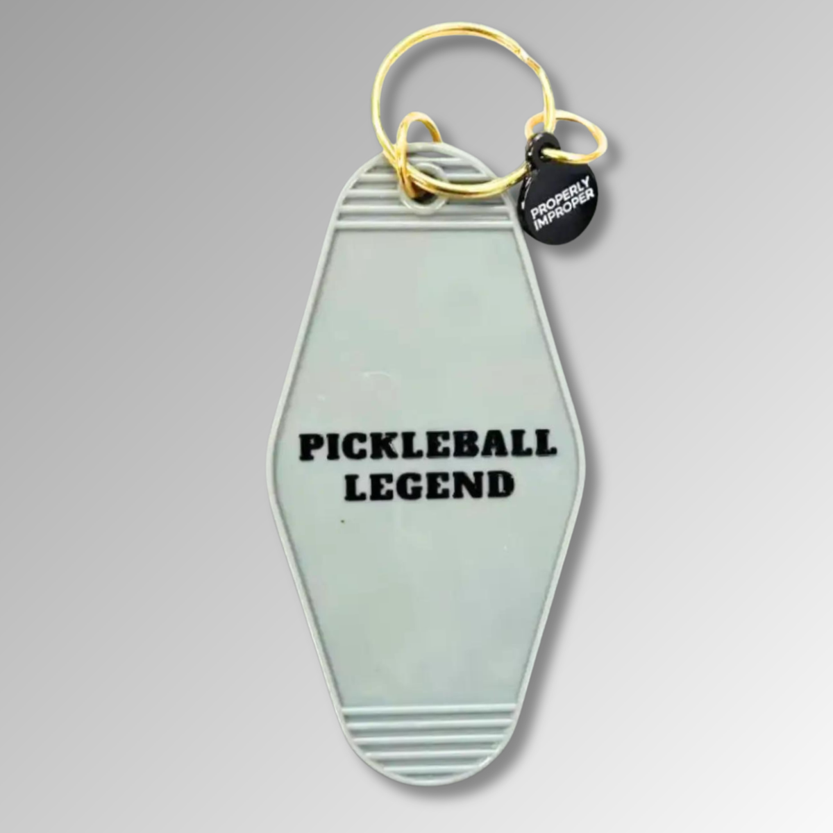 Pickleball Legend - Hot Stamped Motel Keychain