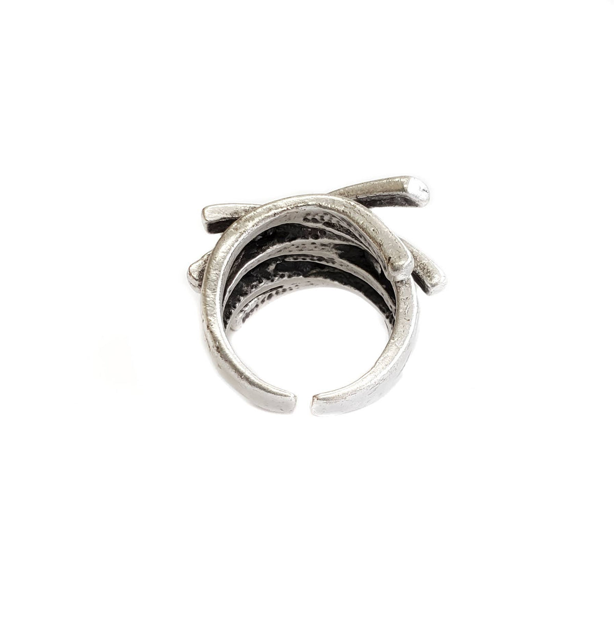 Handmade Pewter Ring - NR6809