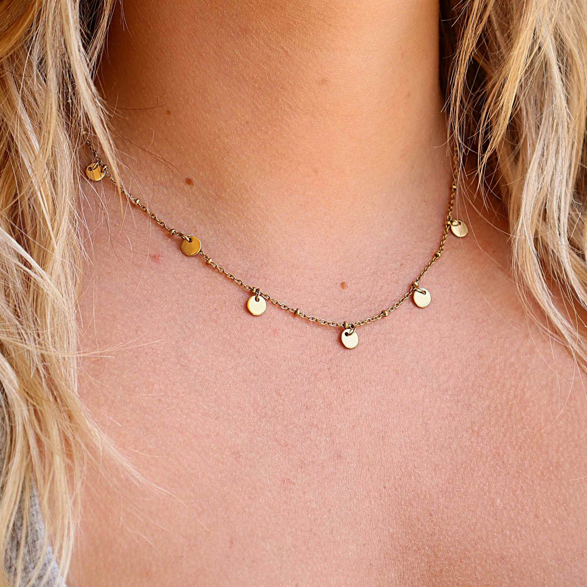 Summer Disc Necklace