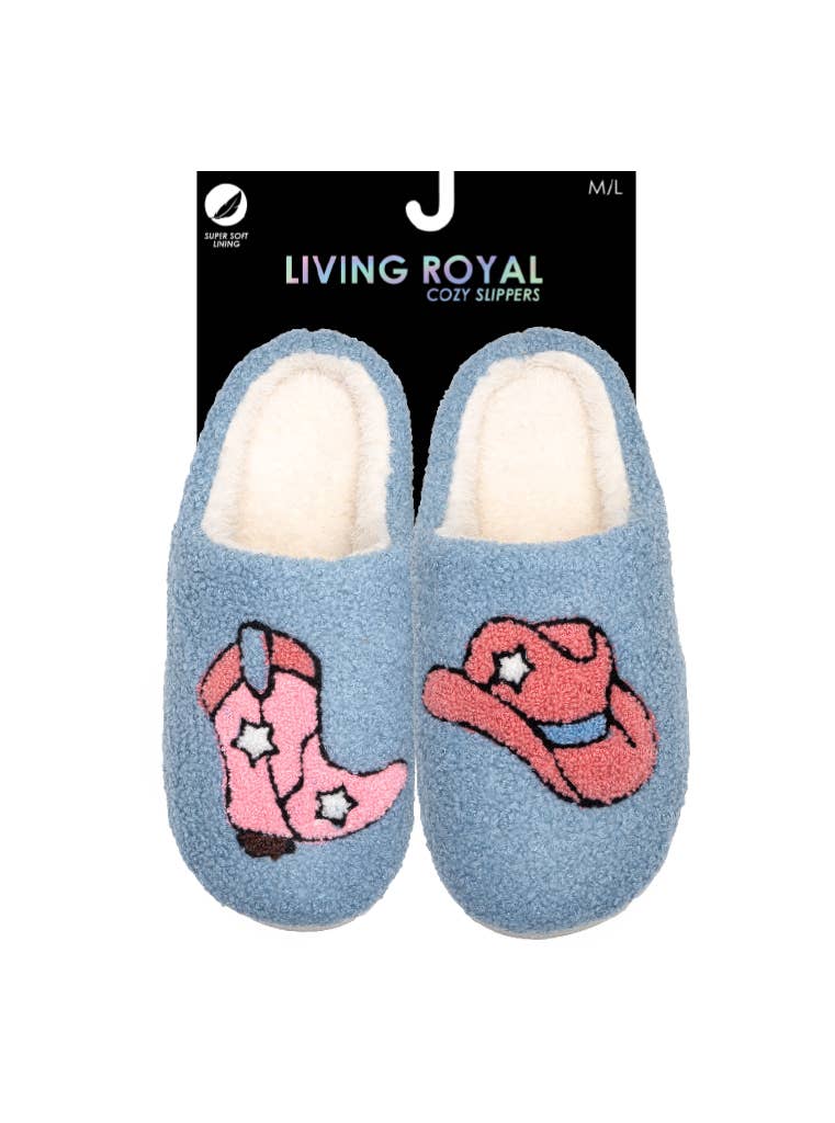 Indoor / Outdoor Slippers - "Cat Mom" - Cream: M/L