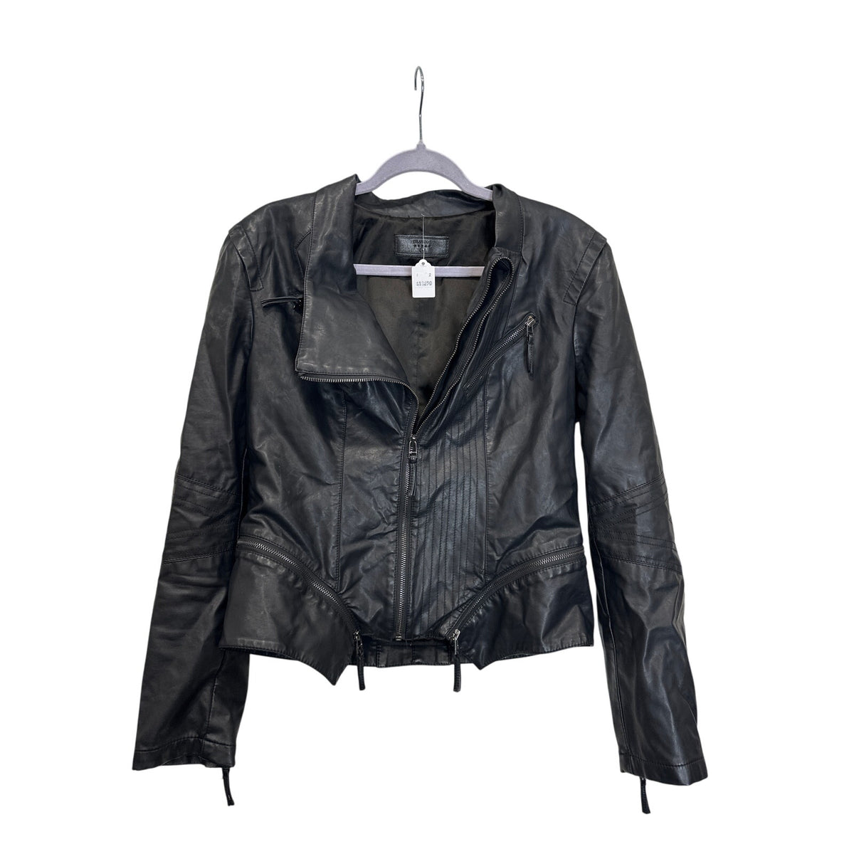 Black leather Blank NYC size large Preloved Condition